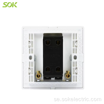 20A250V Dubbelpolig Switch med Neon switch 86x86mm